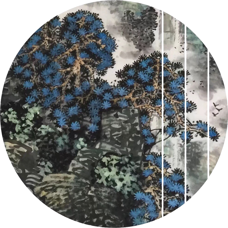 沙舸作品：烟雨出没有无间