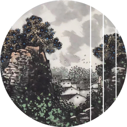 沙舸作品：春风又绿江南岸