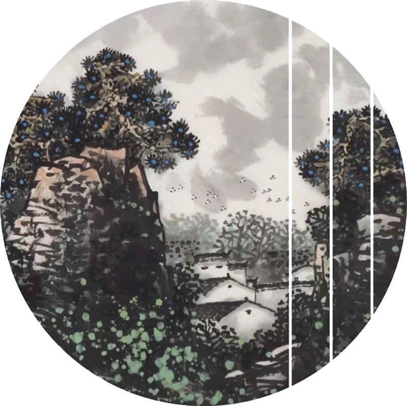 沙舸作品：春风又绿江南岸