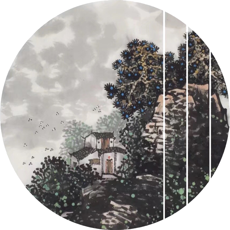 沙舸作品：春风又绿江南岸