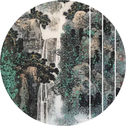 沙舸作品：花动一山春色